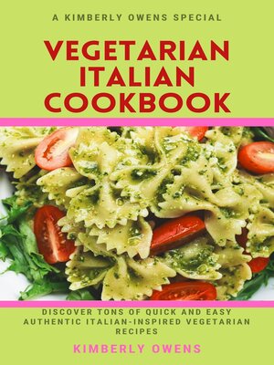 cover image of Vegetarian Italian Cookbook